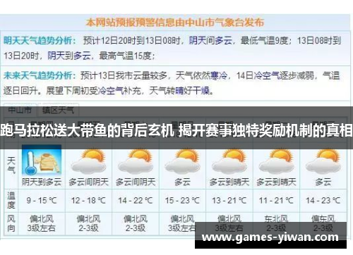 跑马拉松送大带鱼的背后玄机 揭开赛事独特奖励机制的真相 跑马拉松送大带鱼的背后玄机 揭开赛事独特奖励机制的真相