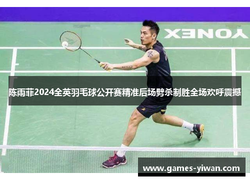 陈雨菲2024全英羽毛球公开赛精准后场劈杀制胜全场欢呼震撼